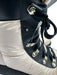 Chanel Shoe Size 38.5 Light Pink & Black textile upper Puffer Lace Up Boots Light Pink & Black / 38.5