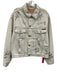 Golden Goose Size 38 Pale Blue & Black Cotton Denim Doodle Button Front Jacket Pale Blue & Black / 38
