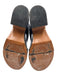 Clergerie Shoe Size 38.5 Black Leather Upper Ankle Buckle Caged Platform Sandals Black / 38.5