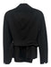 Akris Punto Size 4 Black Viscose Button Front Long Sleeve Pintuck Jacket Black / 4