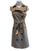 Burberry London Size 40 Brown Cotton Blend Button Front Double Breasted Coat Brown / 40
