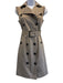 Burberry London Size 40 Brown Cotton Blend Button Front Double Breasted Coat Brown / 40