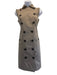 Burberry London Size 40 Brown Cotton Blend Button Front Double Breasted Coat Brown / 40