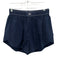 Alo Size S Navy Synthetic Elastic Waist Athletic Shorts Navy / S