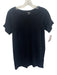 Athleta Size M Black Nylon Wide Neck Short Sleeve Athletic Top Black / M