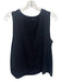 Athleta Size M Black Poly Blend Wide Neck Sleeveless Athletic Top Black / M