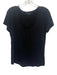 Athleta Size M Black Poly Blend Wide Neck Short Sleeve Athletic Top Black / M