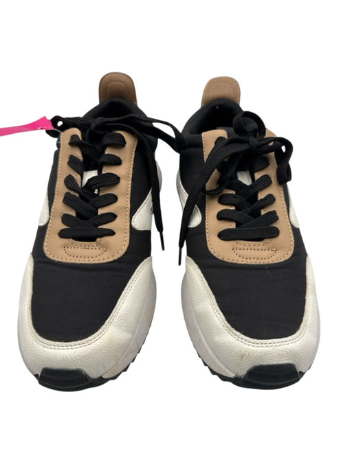 Dolce Vita Shoe Size 7 Black, White & Brown Synthetic Lace Up Platform Shoes Black, White & Brown / 7