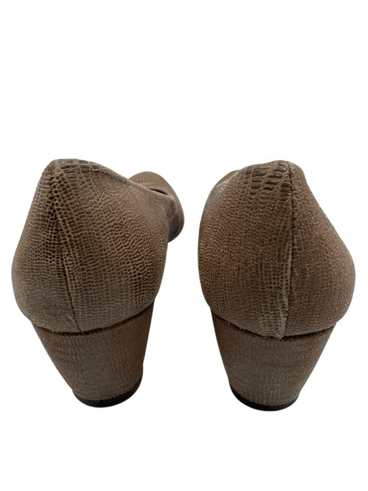Stuart Weitzman Shoe Size 11M Brown Textile Round Toe Slip On Wedges Brown / 11M