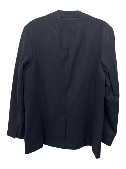 Spanx Size M Black Rayon & Nylon Single Button Blazer Jacket Black / M