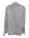 Brunello Cucinelli Size XL White & Blue Cotton Striped Men's Long Sleeve Shirt White & Blue / XL