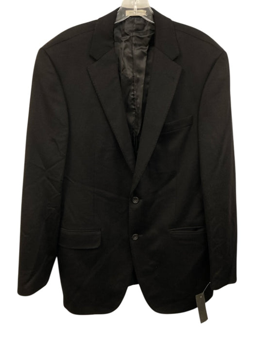 Samuelsohn Black Cashmere Solid Men's Blazer Black / 42T