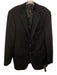 Samuelsohn Black Cashmere Solid Men's Blazer Black / 42T