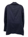 Ermenegildo Zegna AS IS Size M Navy Blue Silk Cashmere Solid Buttons Jacket Navy Blue / M