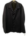 Ermenegildo Zegna AS IS Size M Navy Blue Silk Cashmere Solid Buttons Jacket Navy Blue / M