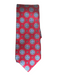 Ermenegildo Zegna Red & Multi Silk All Over Print Men's Tie Red & Multi