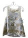 Koch Size XS Cream & Multi Cotton & Polyester Metallic Sleeveless Top Cream & Multi / XS