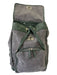 Peter Nappi Green & Gray Canvas & Suede Backpack Leather Trim Bag Green & Gray / L