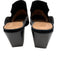 Bernardo Shoe Size 9 Black, Brown, White Leather Suede Square Toe Mules Black, Brown, White / 9