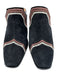 Bernardo Shoe Size 9 Black, Brown, White Leather Suede Square Toe Mules Black, Brown, White / 9