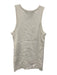 Bernadette Size Small White & Black Cotton Sleeveless Ribbed Floral Knit Top White & Black / Small