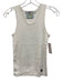 Bernadette Size Small White & Black Cotton Sleeveless Ribbed Floral Knit Top White & Black / Small