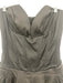 Miss Rosier Size XL Black Viscose Blend Strapless Corset Pleated Tulle Dress Black / XL