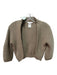 Celine Size S Tan Cotton Silk Ribbed Accent Half Sleeve Bolero Cardigan Tan / S