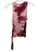 Enza Costa Size Est. Small Pink & Maroon Tye Dye Sleeveless Top Pink & Maroon / Est. Small