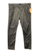 Boss Size 32 Gray Cotton Solid Men's Pants Gray / 32