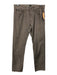 Boss Size 31 Gray Cotton Solid Men's Pants Gray / 31