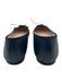 Patricia Green Shoe Size 10 Navy Blue Leather round toe Bow Detail Flats Navy Blue / 10