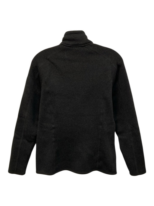 Patagonia Size S Black Polyester Mock Neck Full Zip Jacket Black / S
