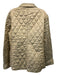 Burberry Size XL Tan Polyester Collar Quilted Snap Button Jacket Tan / XL