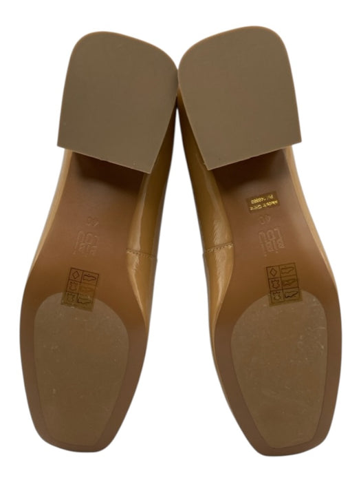 Bibi Lou Shoe Size 40 Brown Patent Leather Bow detail Block Heel Shoes Brown / 40