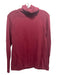 Lilla P Size S Red Cotton & Nylon Turtle Neck Long Sleeve Ribbed Detail Top Red / S