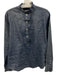 Ann Mashburn Size S Chambray Button Detail Top Chambray / S