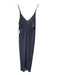 Katherine Kidd Size Small Black & White Polyester Spaghetti Strap V Neck Dress Black & White / Small