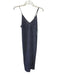 Katherine Kidd Size Small Black & White Polyester Spaghetti Strap V Neck Dress Black & White / Small