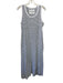 Frank & Eileen Size XS Navy Blue & White Cotton Sleeveless Striped Midi Dress Navy Blue & White / XS