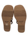 Paloma Barcelo Shoe Size 38 Brown & White Leather Upper Square Toe Wedges Brown & White / 38