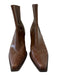 Donald J Pliner Shoe Size 9.5 Brown Leather Upper Elastic Side Western Boots Brown / 9.5