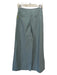 Ulla Johnson Size 00 Blue Cotton Blend High Rise Wide Leg Front Seam Pants Blue / 00