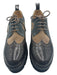 Angela Scott Shoe Size 37.5 Brown & Gray Patent Suede Wingtip Lace Up Oxford Brown & Gray / 37.5