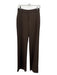 Nili Lotan Size 0 Brown, Tan & White Wool Blend High Rise Flare Pants Brown, Tan & White / 0