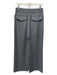 Nili Lotan Size 0 Light Gray Wool Blend High Rise Flare Wide Leg Pants Light Gray / 0