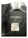 Chanel Size 34 Black Wool Toggle Buttons Hood Silk Lined Coat Black / 34