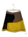 Marni Size 38 Brown, Black, Yellow Wool & Polyamide Geometric Side Zip Skirt Brown, Black, Yellow / 38
