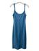 Reformation Size XL Light Blue Tencel Blend Sleeveless Twisted strap Midi Dress Light Blue / XL