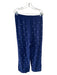 Hill House Size L Navy Cotton Square Neck Smocked Bodice Sequin detail Pant Set Navy / L